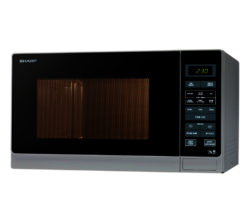 SHARP  R372SLM Solo Microwave - Silver